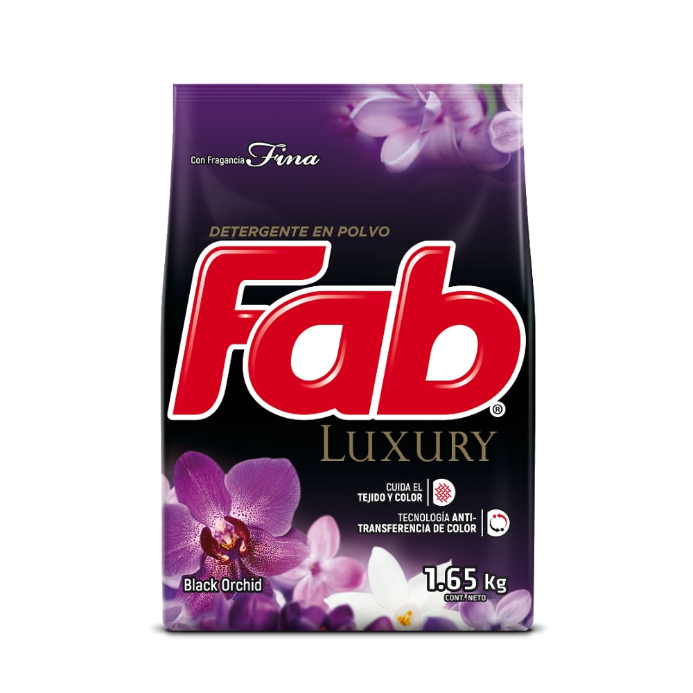 Detergente Polvo Luxury Black Orchid Fab