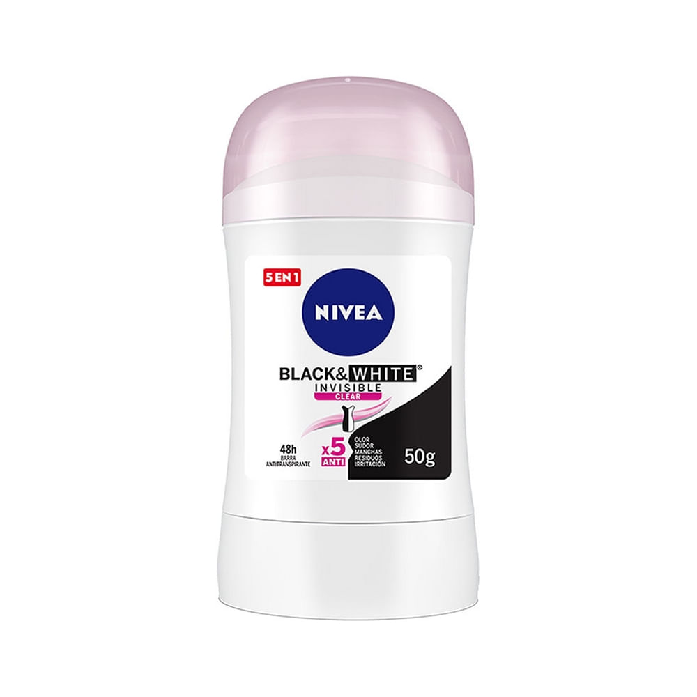 Desodorante Mujer Invisible Clear Nivea Barra