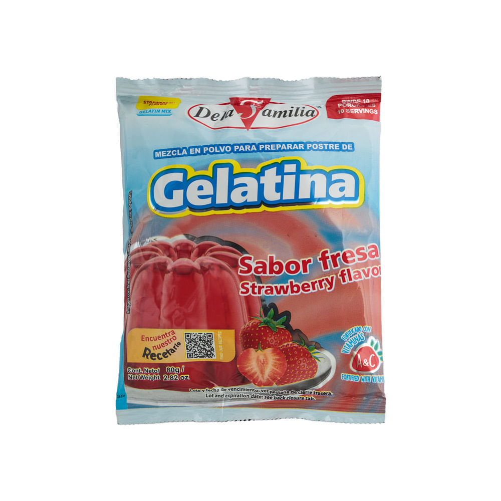 Gelatina Fresa De La Familia