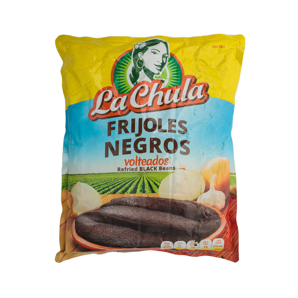 Frijoles Volteados Negros La Chula Doy Pack