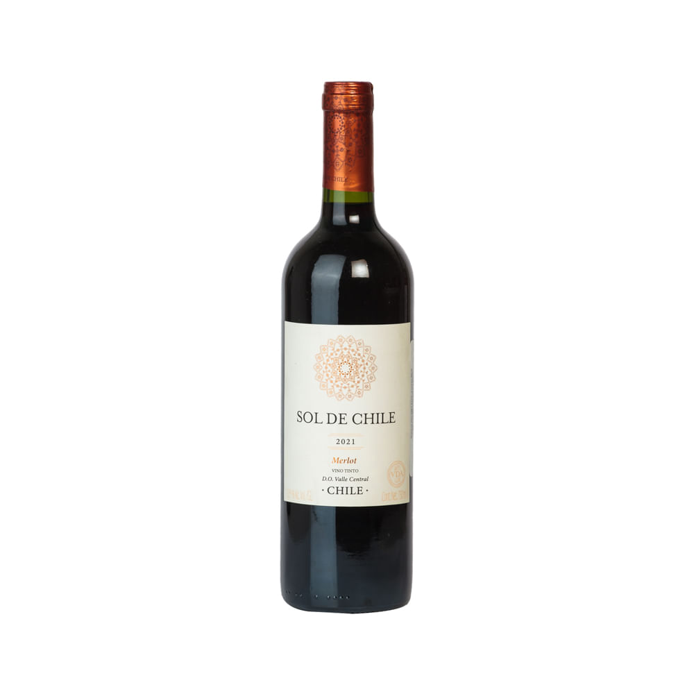 Vino Merlot Sol De Chile
