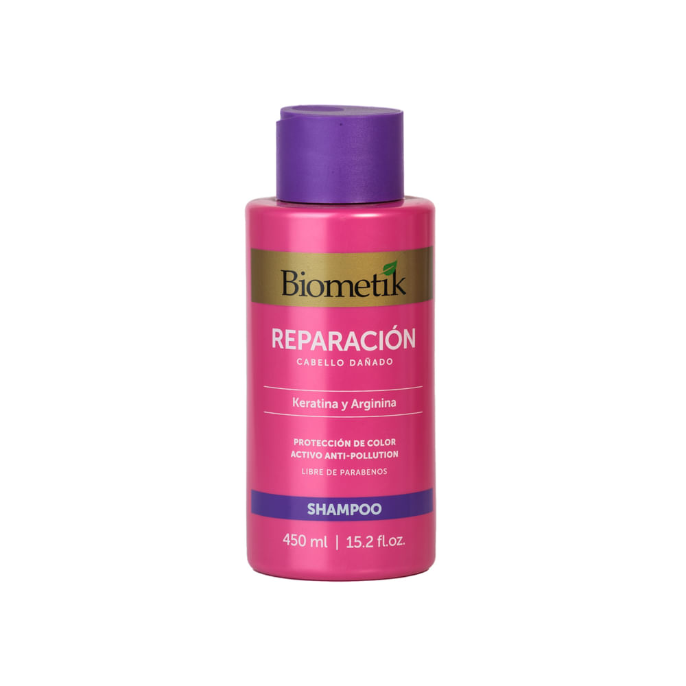 Shampoo Reparación Keratina Y Arginina Biometik