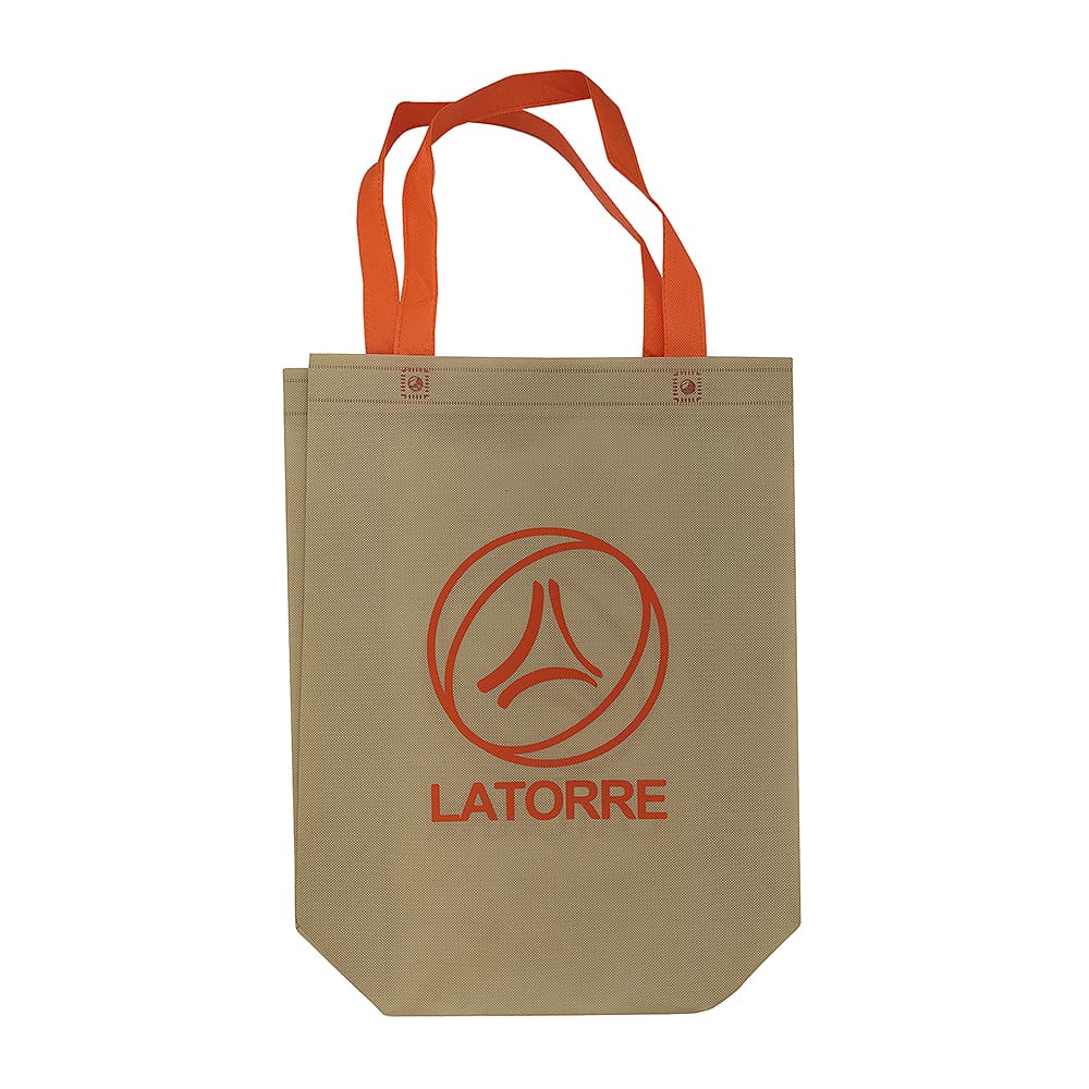 Bolsa Tela Ecológica Naranja La Torre