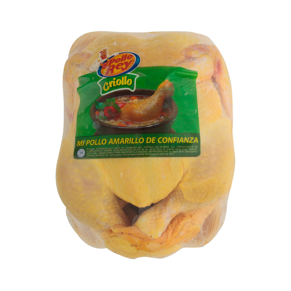 Pollo Rey Entero Amarillo 5Lb Aprox Bandeja