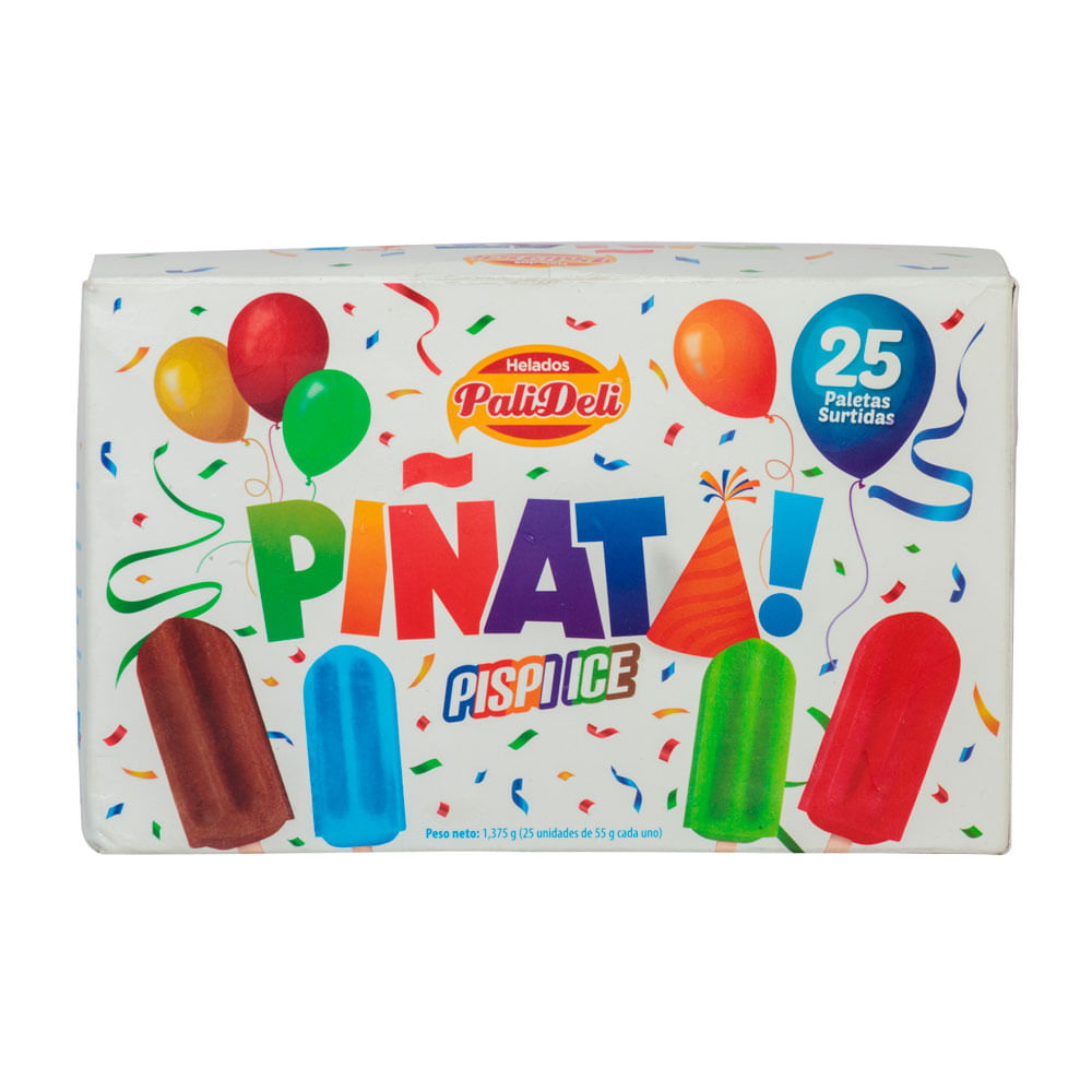 Paleta Piñata Pispi Ice Palideli