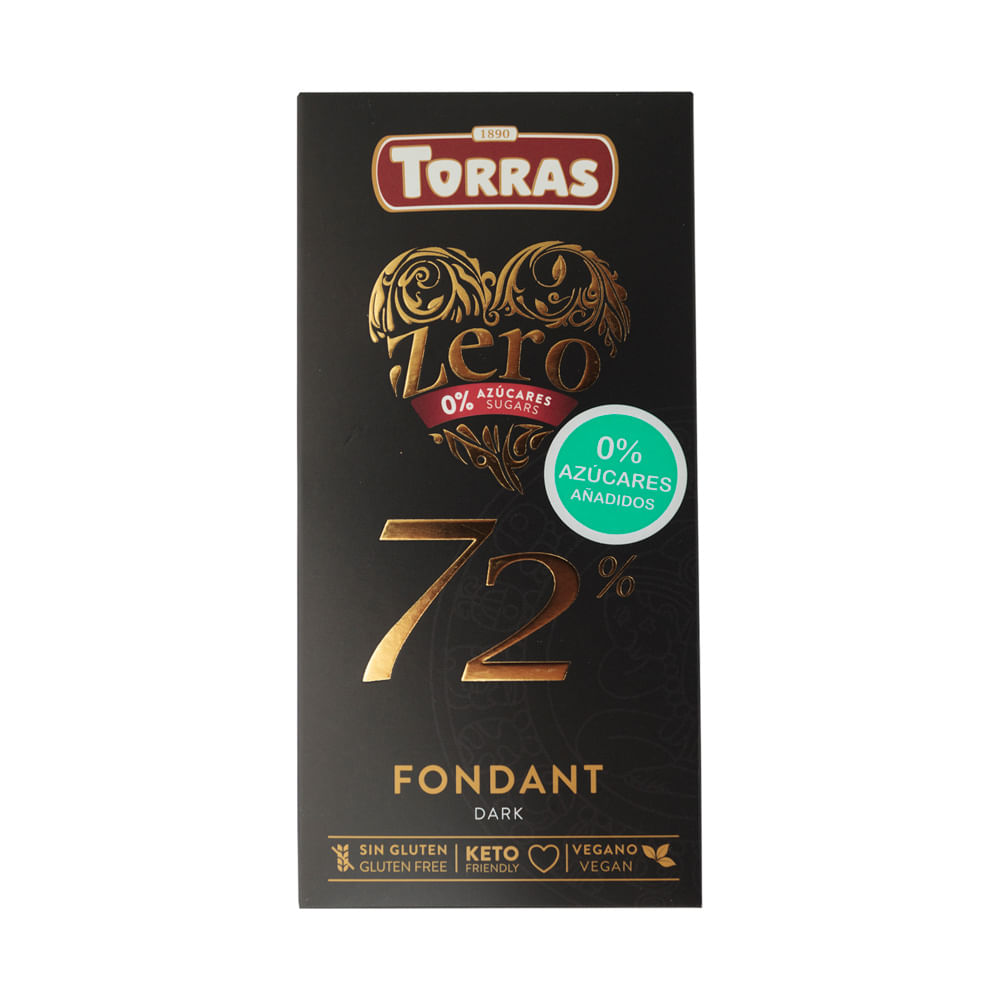 Torras Chocolate Dark Zero 72%