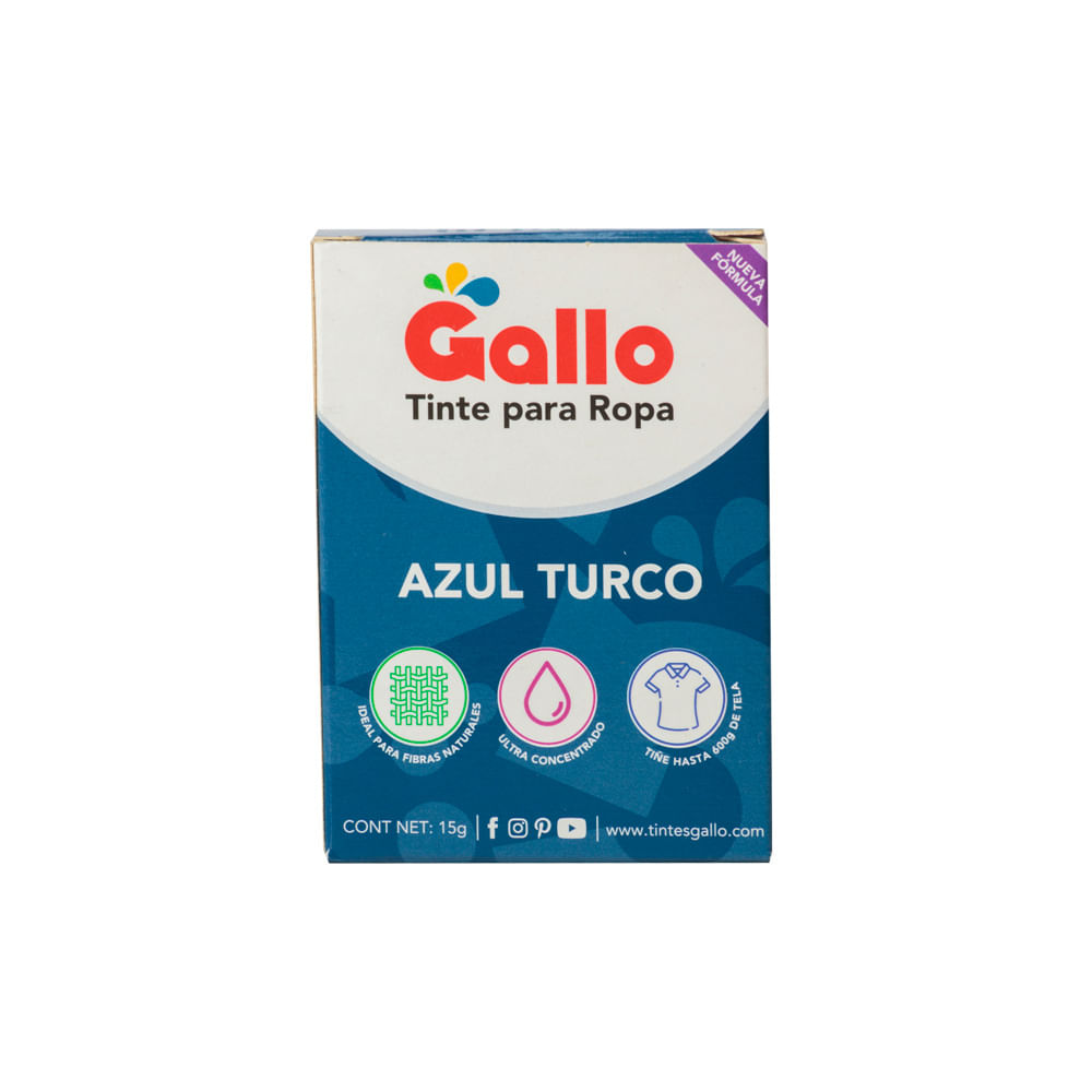 Colorante Azul Turco Gallo Caja