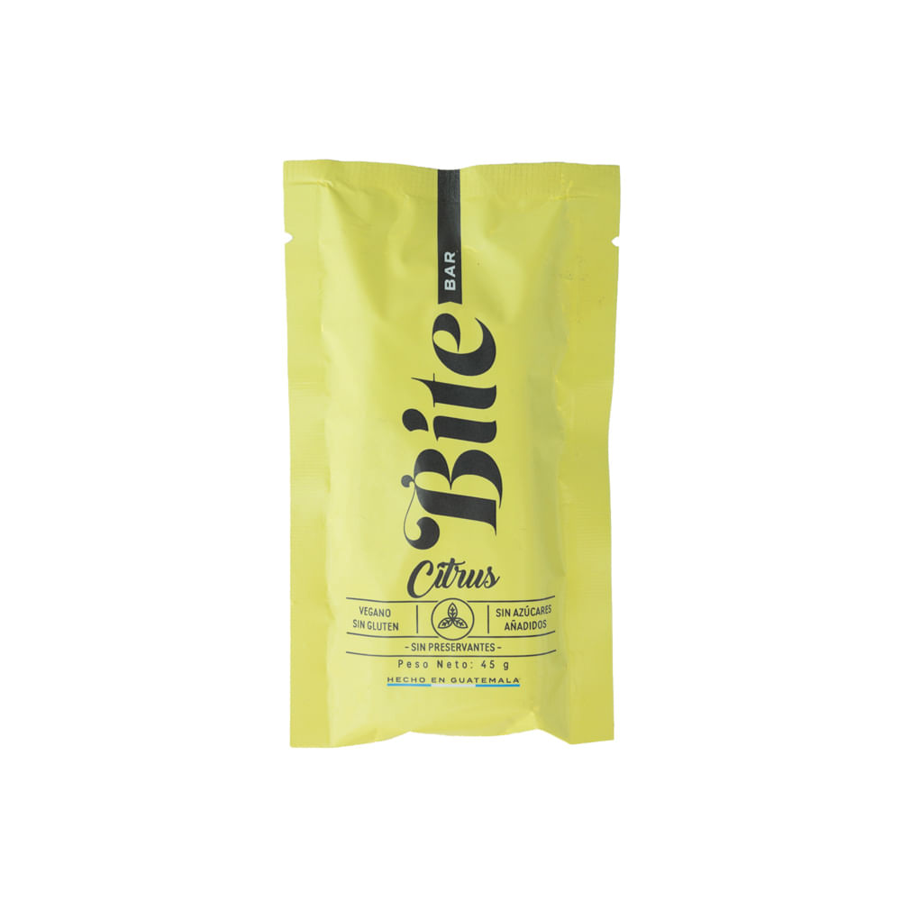 Barra Cereal Citrus Sin Gluten