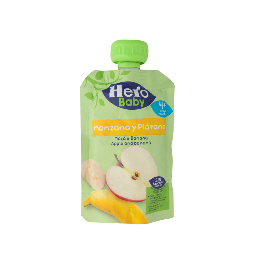 Compota Manzana Y Plátano Hero Baby Pouch