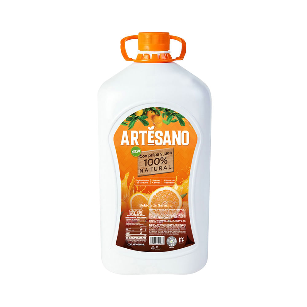 Artesano Naranja Con Pulpa