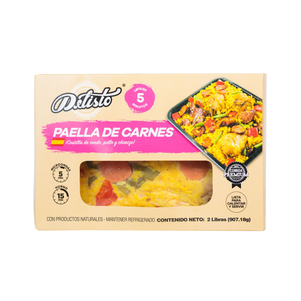 Paella Carne Lista Para Consumir Delisto