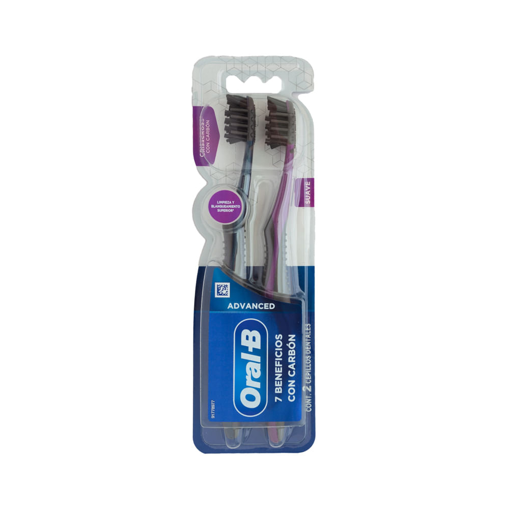 Cepillo Dental 7 Beneficios Con Carbón Oral B