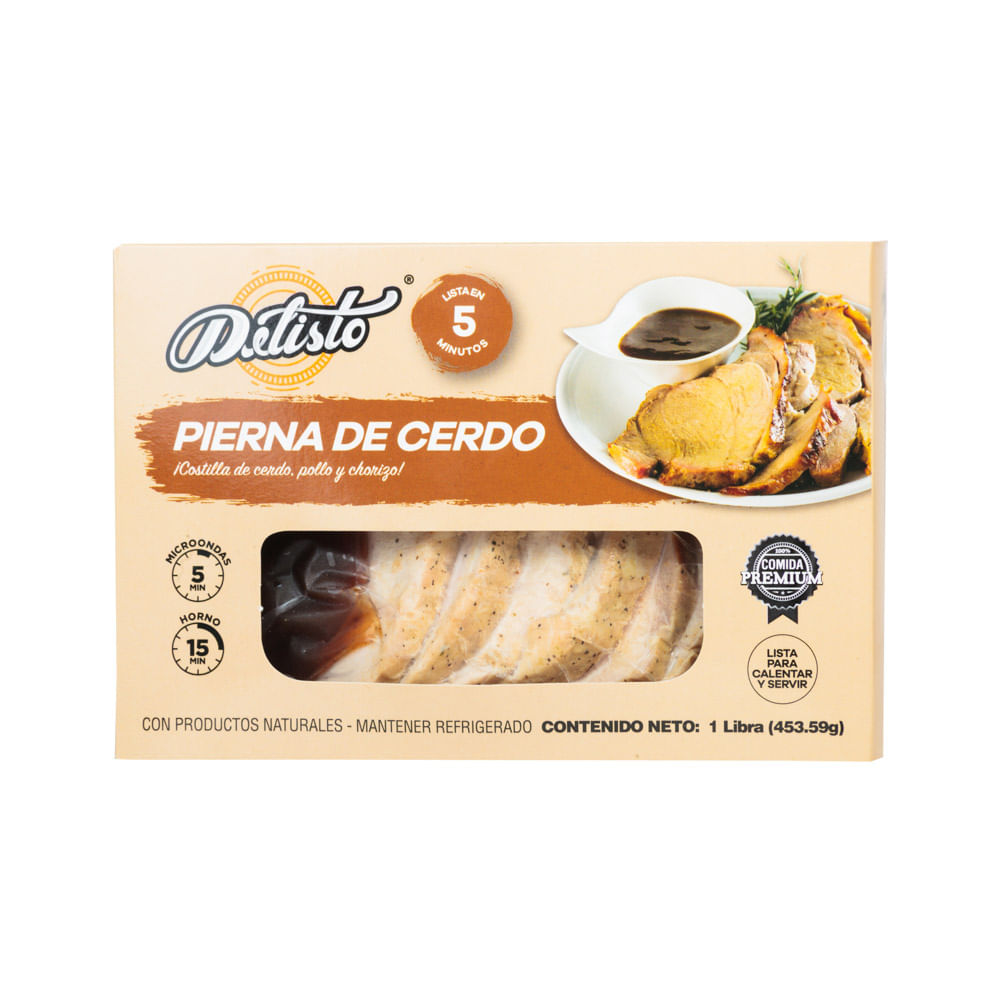Pierna De Cerdo Horneada Salsa Ciruela Delisto 1Lb. Aprox.