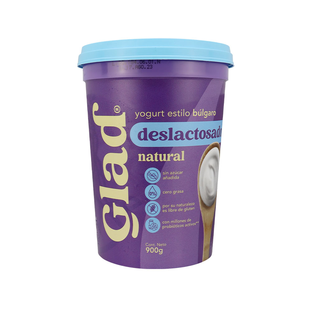 Yogurt Natural Deslactosado Glad