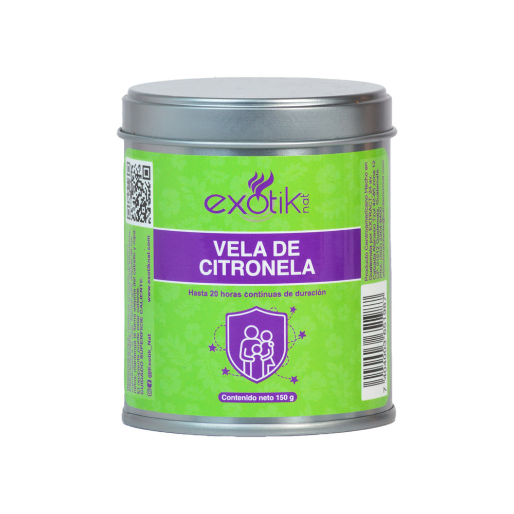 Repelente Exotik Nat Vela De Citronela