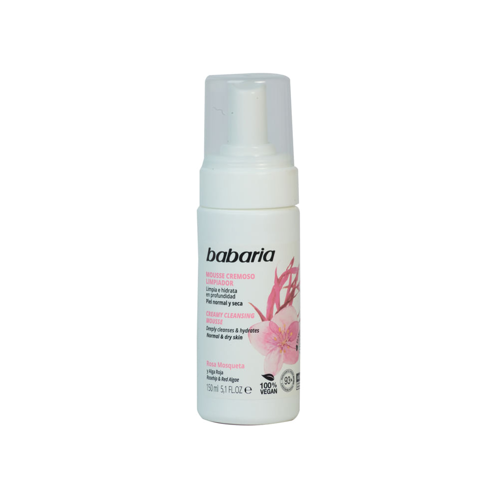 Espuma Facial Limpiadora Rosa Mosqueta Babaria