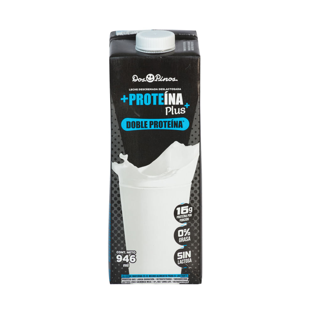 Leche Descremada Deslactosada Doble Proteína Dos Pinos