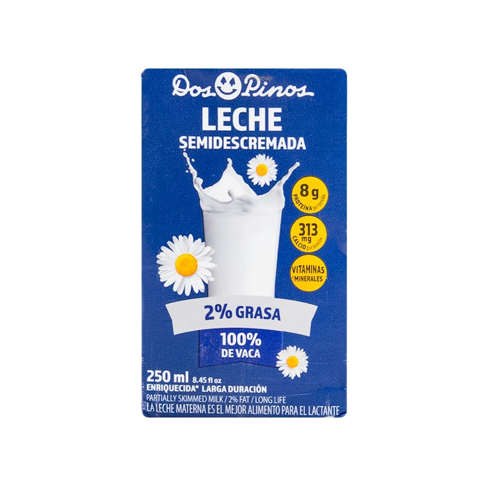Leche UHT Semidescremada Dos Pinos