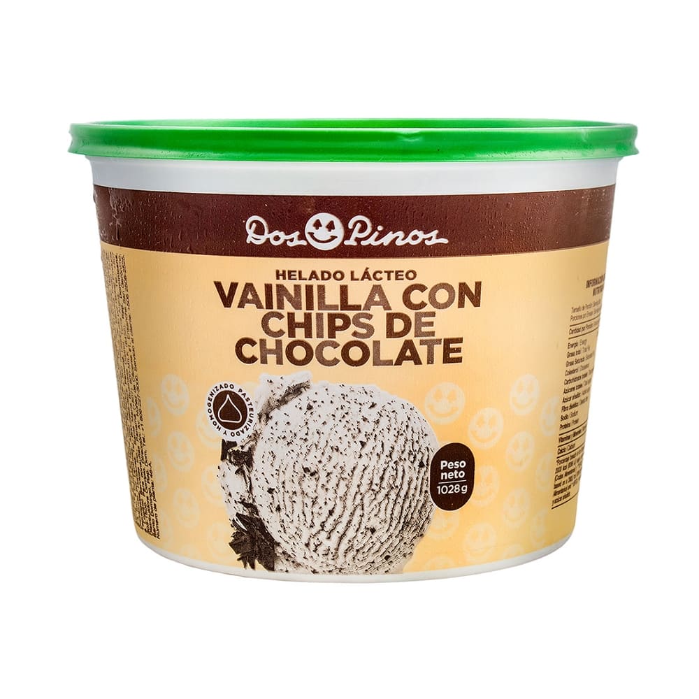 Helado Vainilla Chispas De Chocolate Dos Pinos