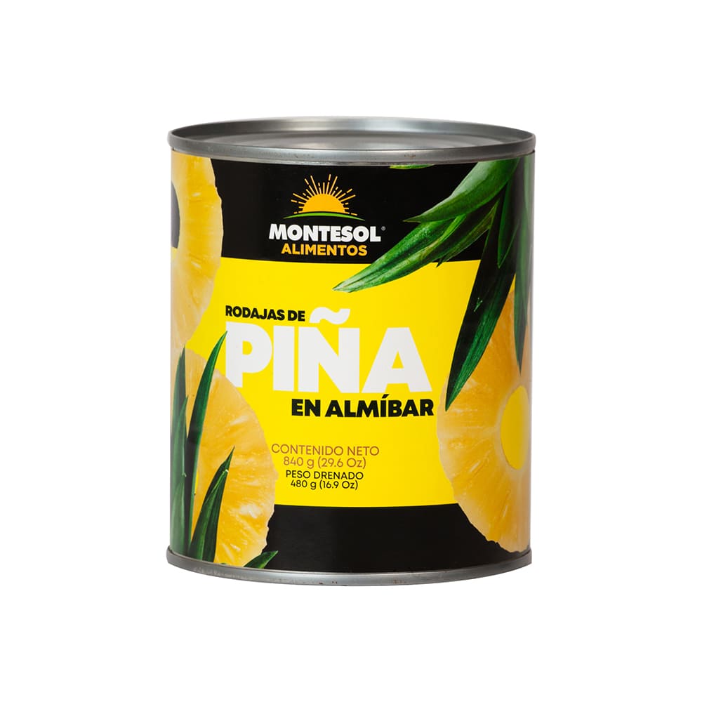 Piña Almíbar Rodajas Montesol