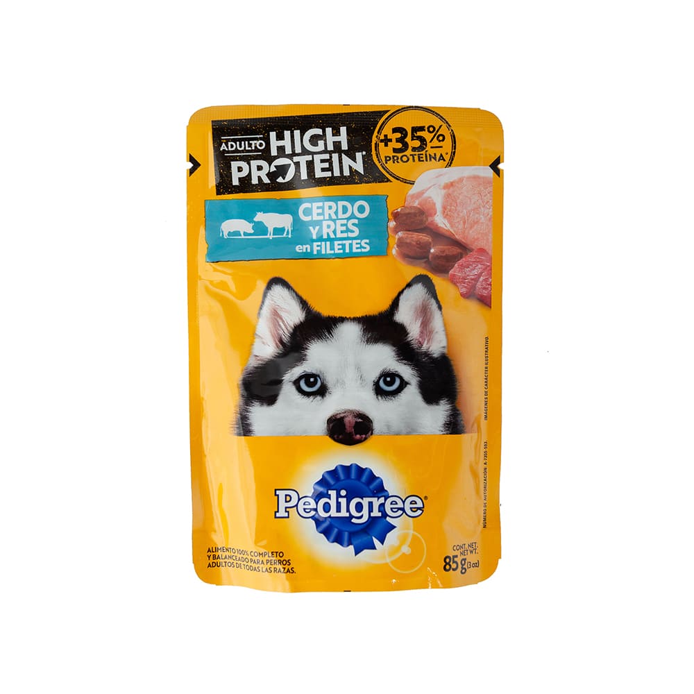 Alimento Perro High Protein Cerdo Y Res Pedigree
