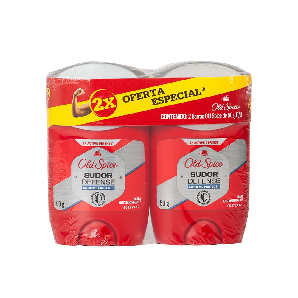 Desodorante Hombre Xtreme Protect Old Spice 2 Pack Barra