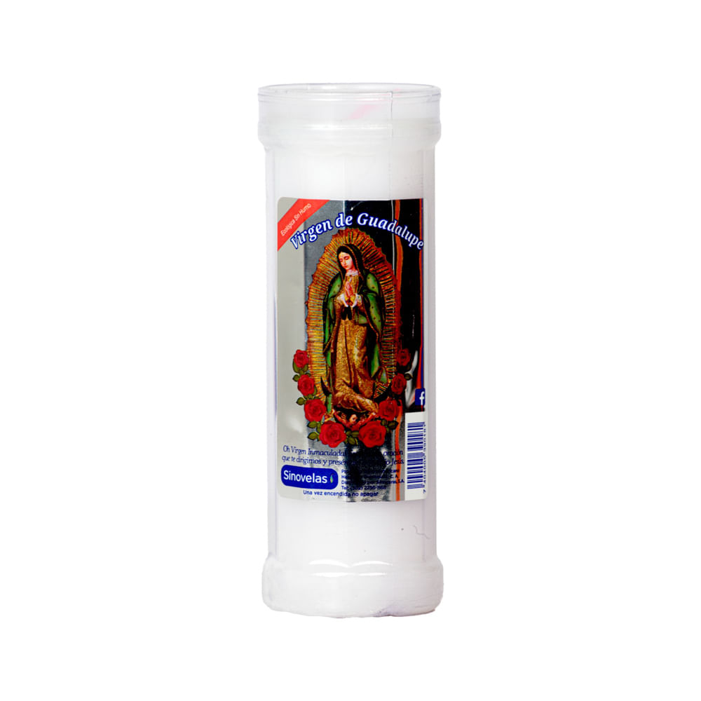 Veladora Virgen De Guadalupe Sinovelas
