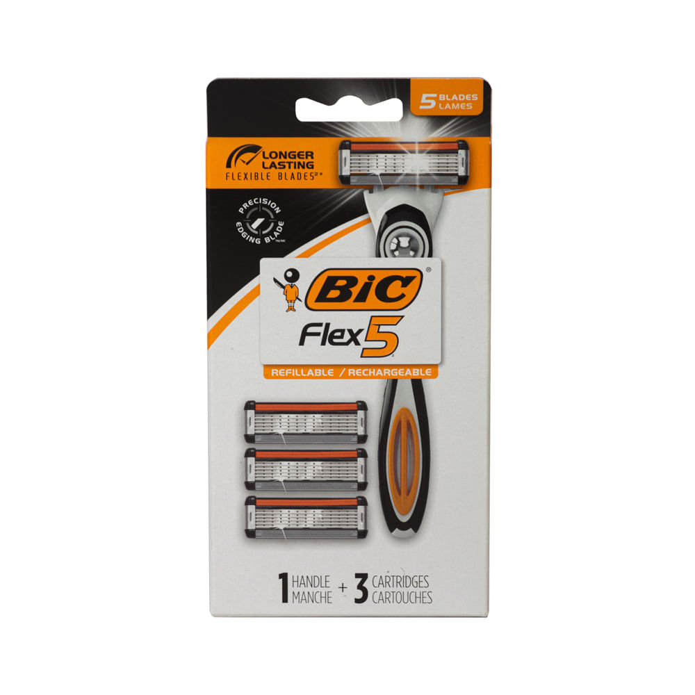 Rasuradora Flex 5 Reutilizable + 3 Repuestos