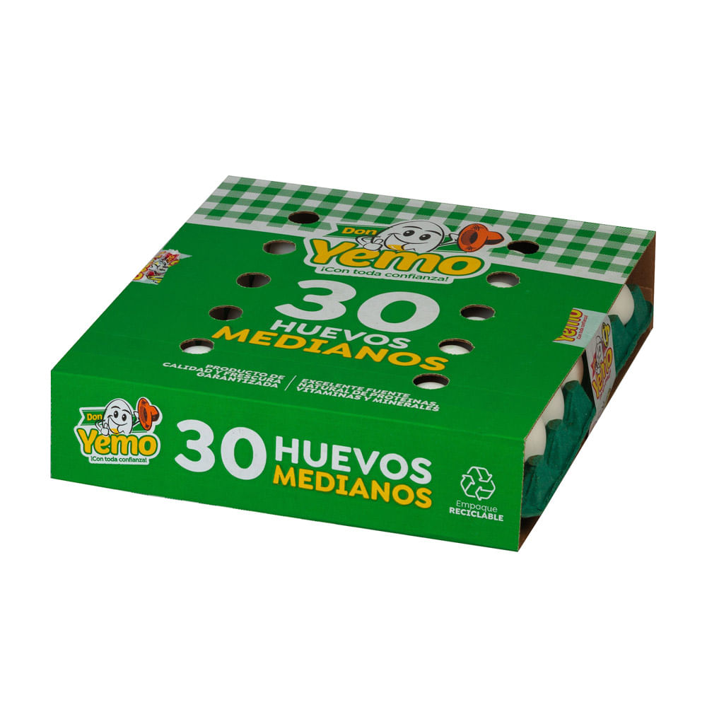 Huevos Blancos Medianos Don Yemo