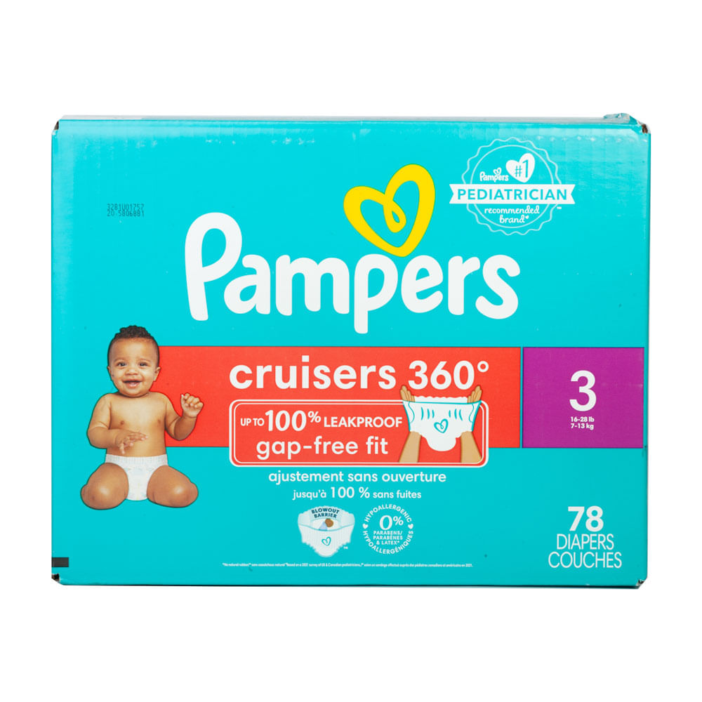 Pañal Desechable Talla 3 Cruisers 360 Pampers