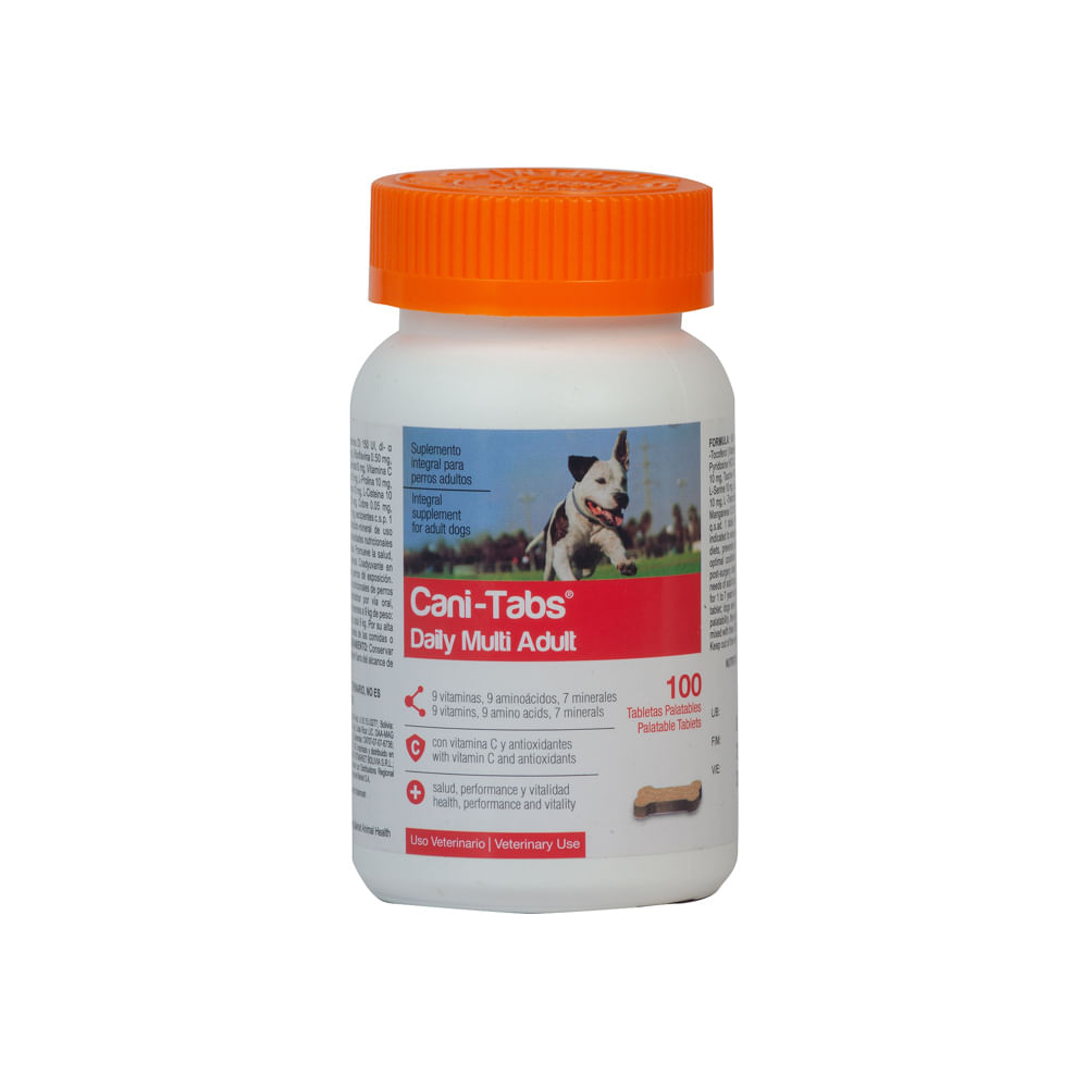 Multivitamínico Para Perro Adulto Cani Tabs
