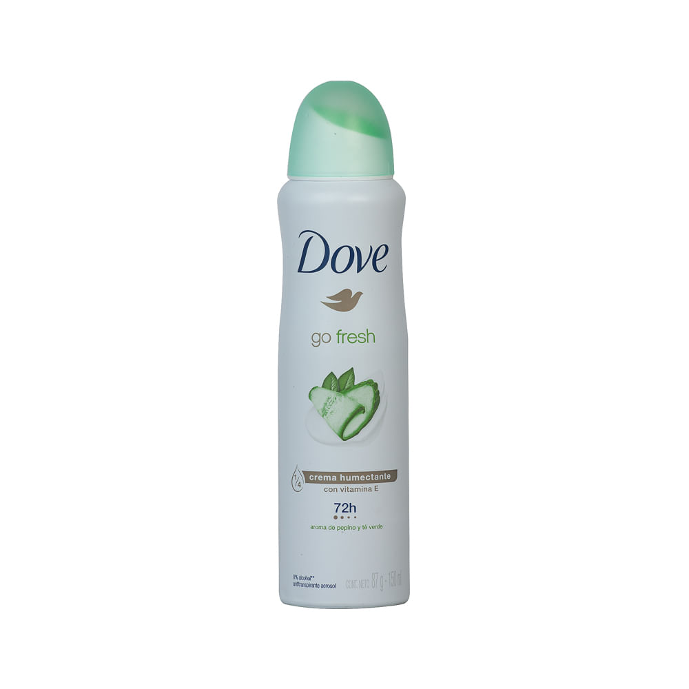Desodorante Dama Pepino Y Té Verde Dove Aerosol