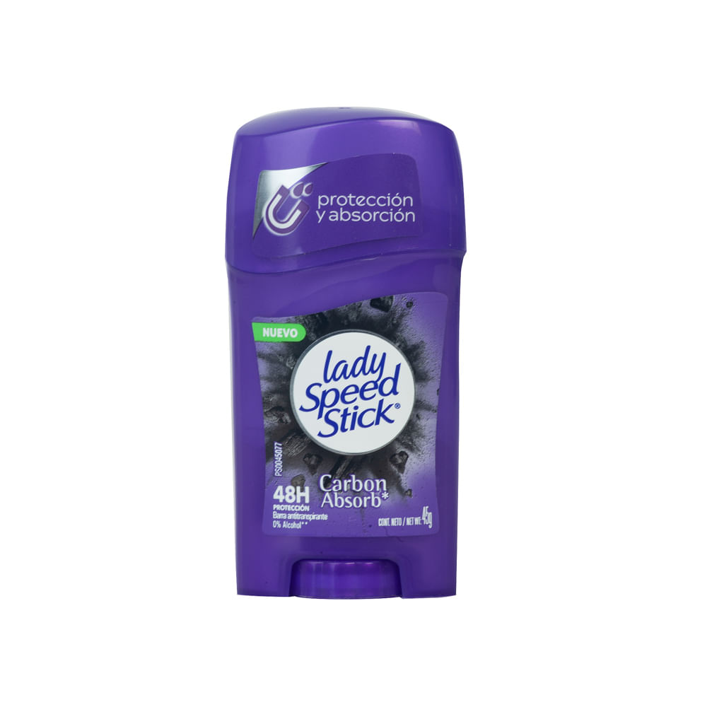 Desodorante Dama Carbón Lady Speed Stick Barra