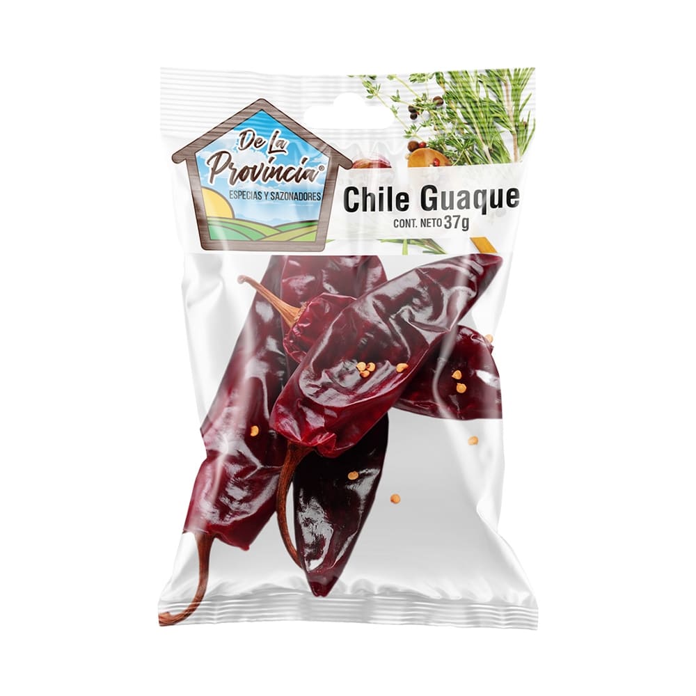 Chile Guaque Entero De La Provincia Bolsa