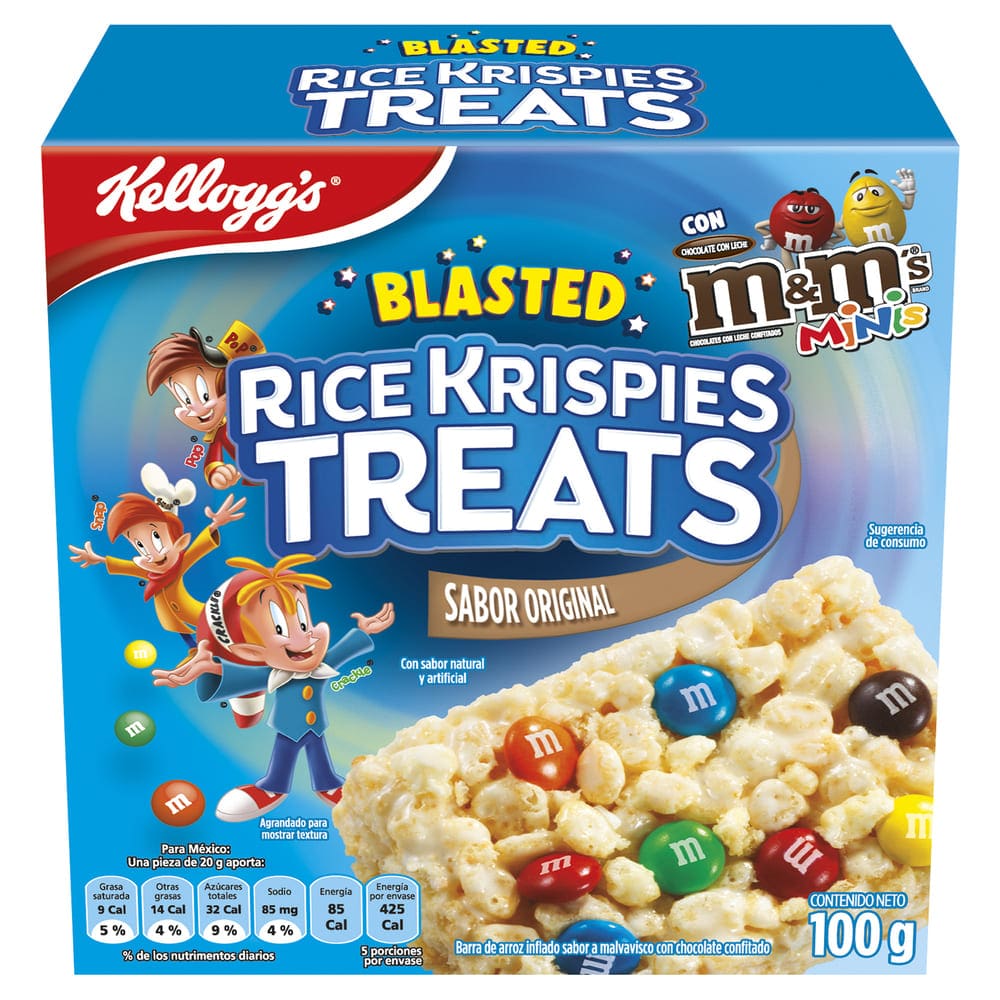 Barras Cereal Original M&M Rice Krispies Treats