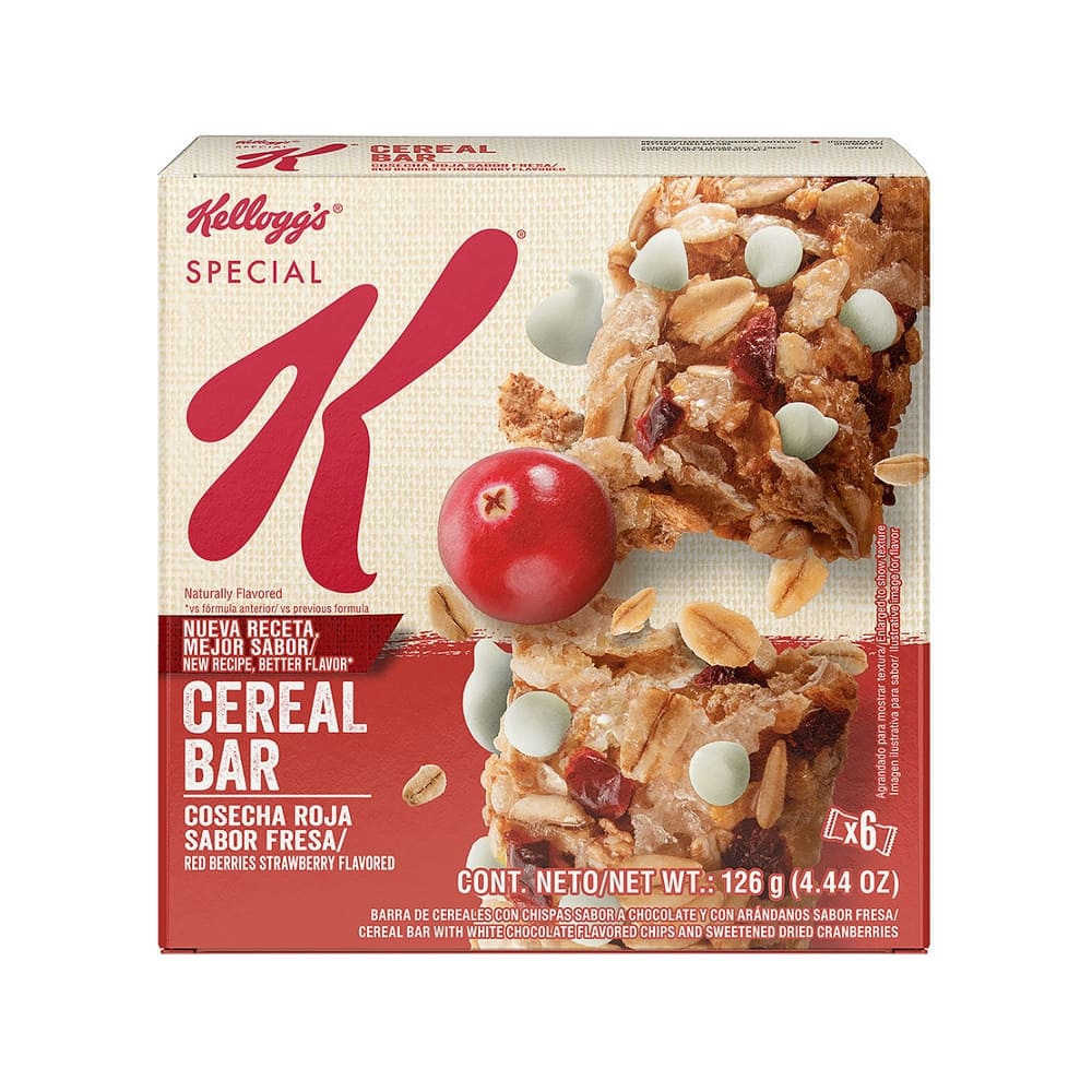 Barra Cereal Cosecha Roja Special K