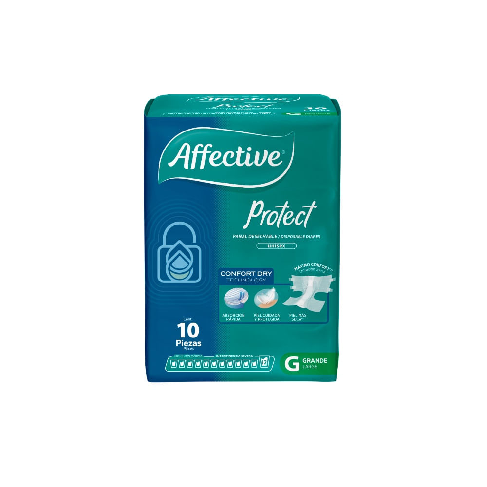 Affective Pañal Adulto Talla G Protect