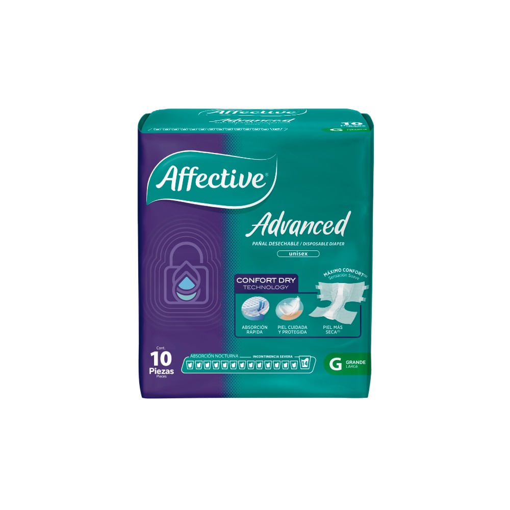 Affective Pañal Adulto Talla G Advanced