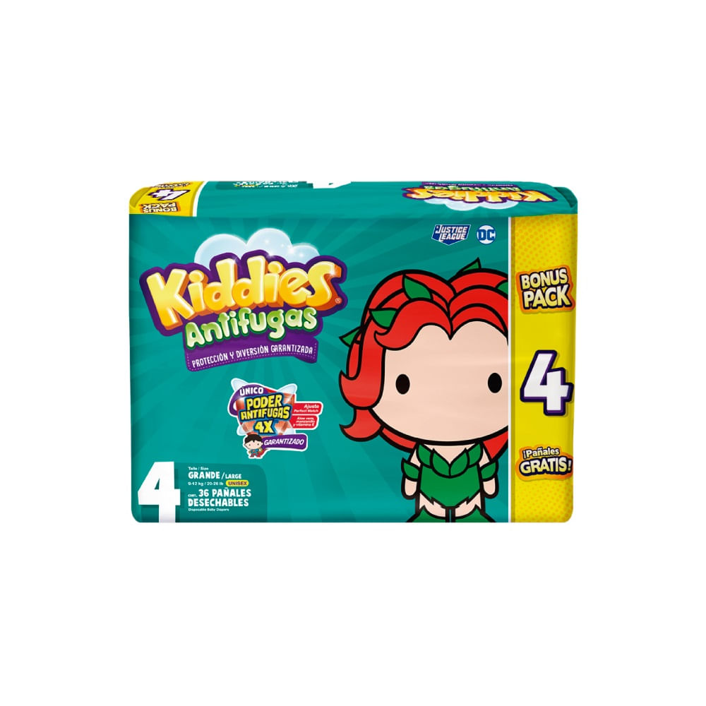 Pañal Desechable Talla GL/4 Antifugas Kiddies