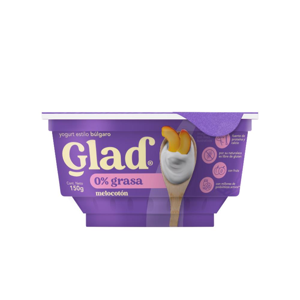 Yogurt 0 Grasas Melocotón Glad