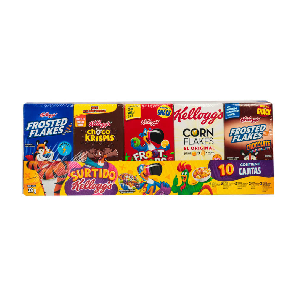 Cereal Kelloggs Surtido 10 Pack
