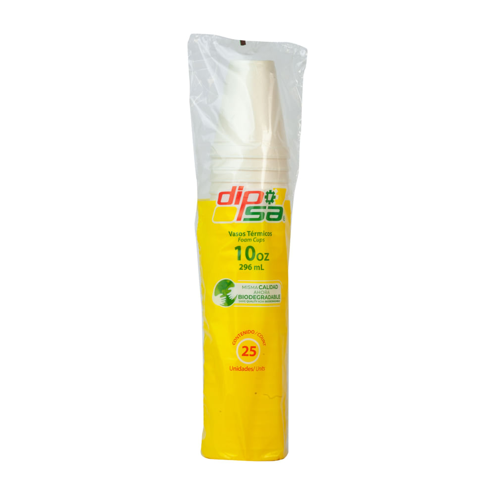 Vaso Desechable Foam 10oz. Dipsa