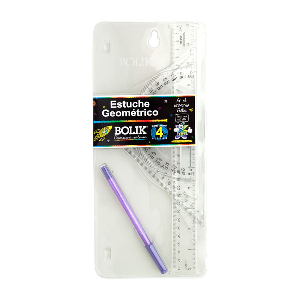 Estuche Geométrico Bolik