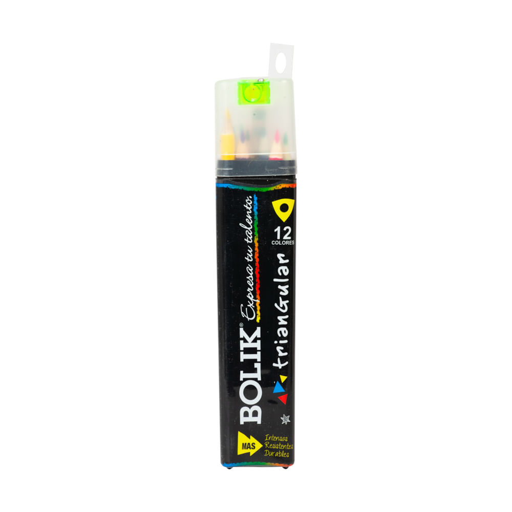 Crayones Madera Triangular Bolik
