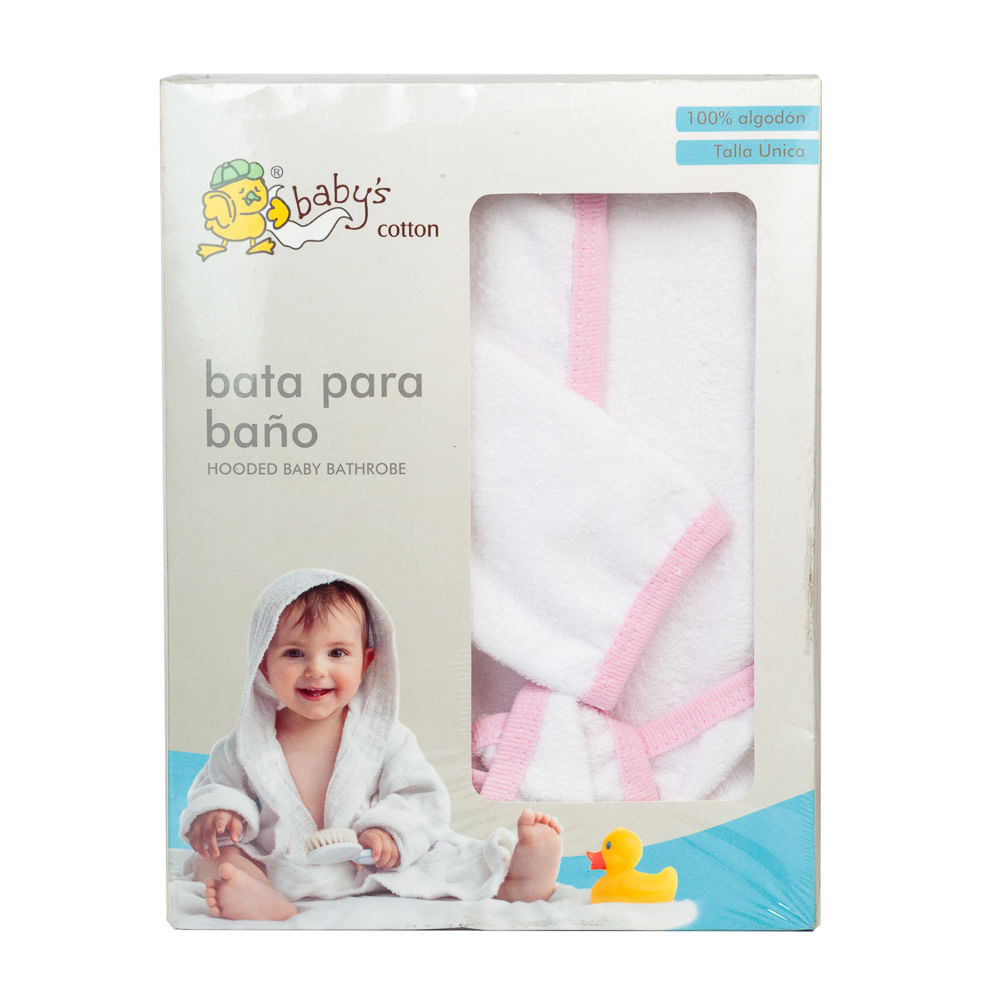 Bata Con Capucha Baby Cotton
