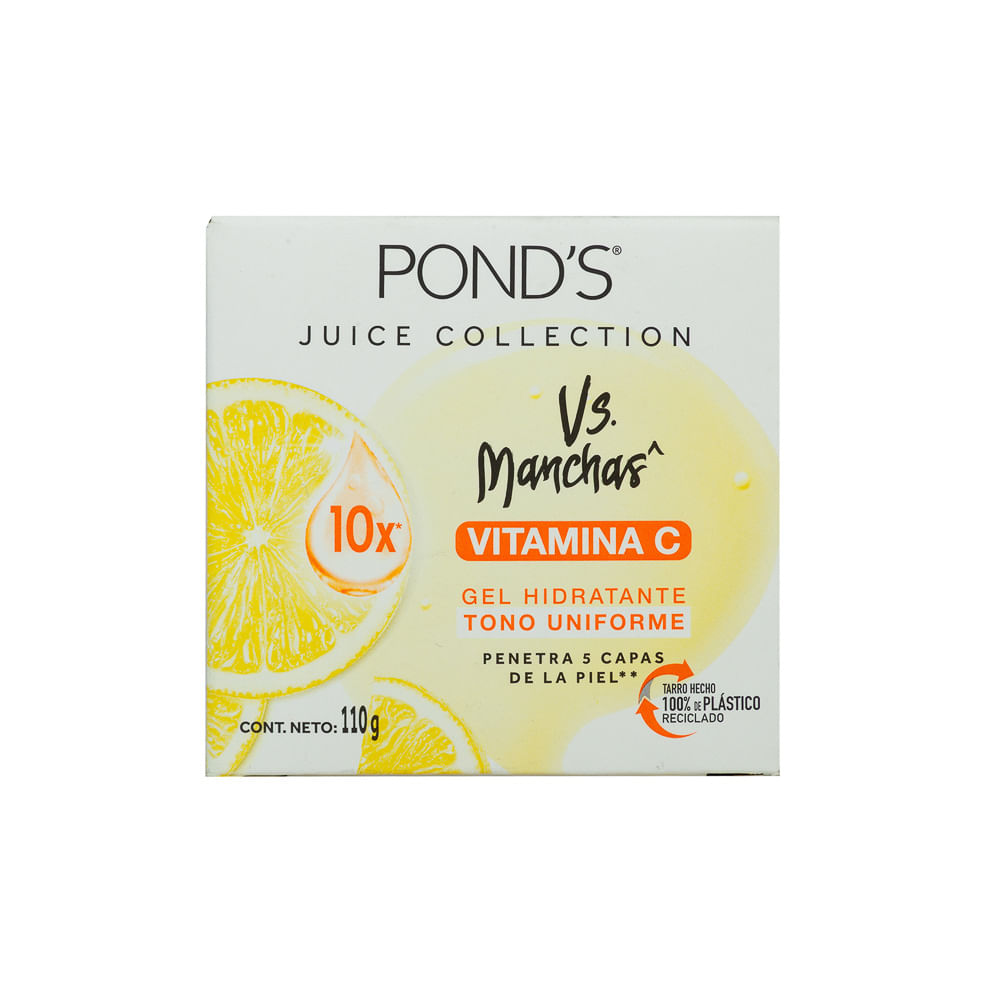 Gel Hidratante Vs. Manchas Vitamina C Ponds