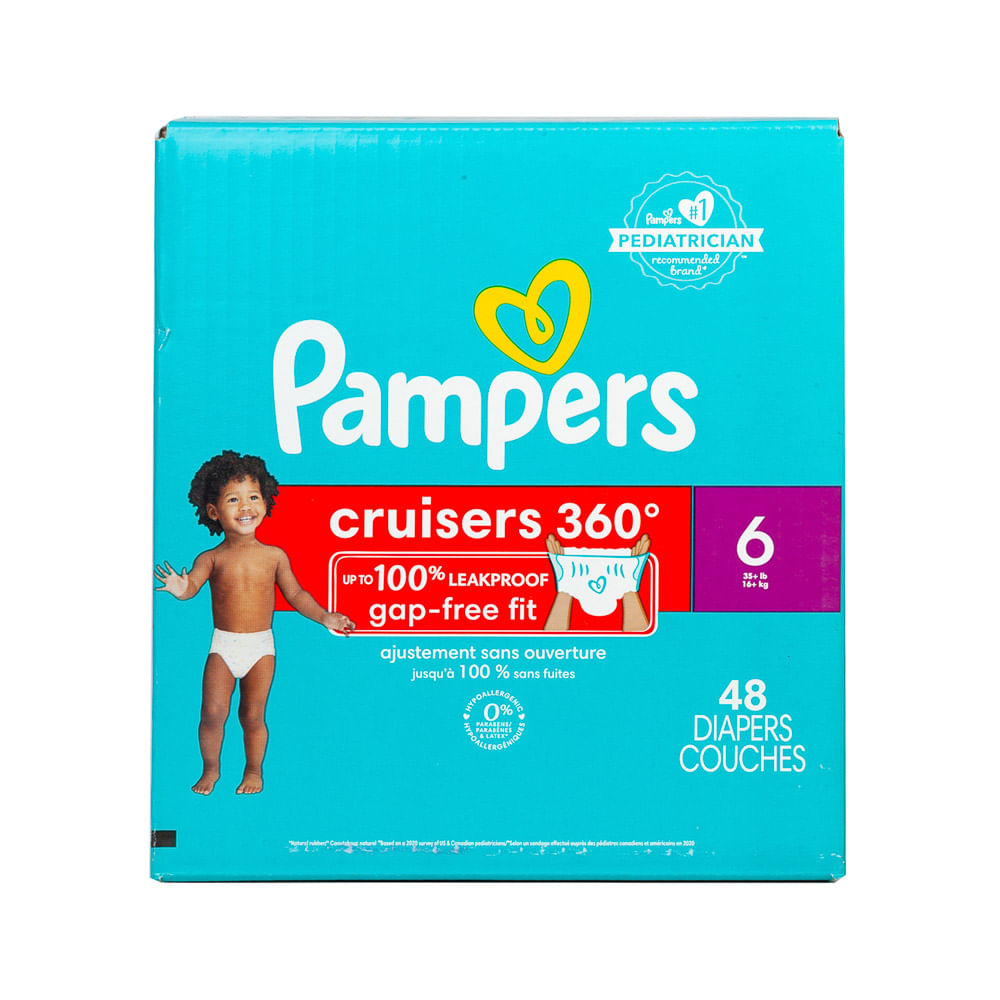 Pañal Desechable Talla 6 Cruisers 360 Pampers