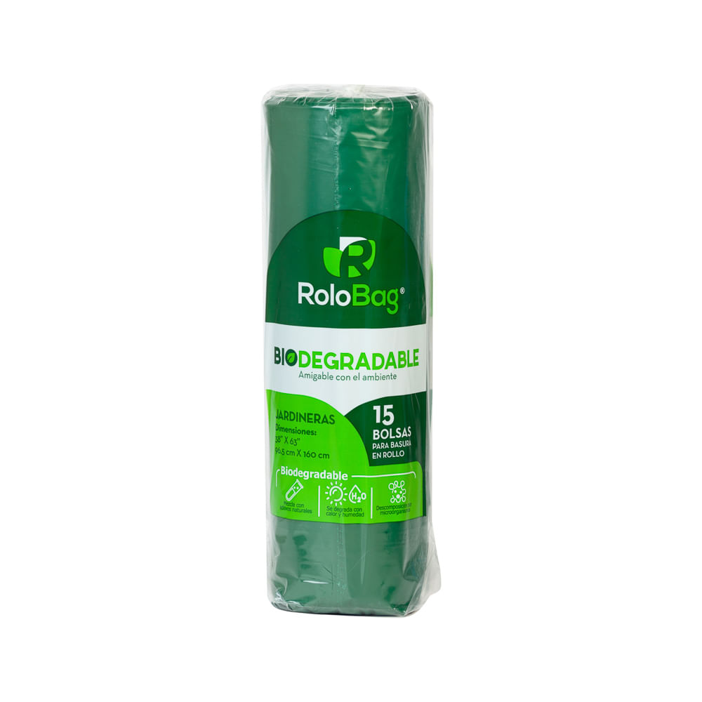 Bolsa Jardinera Verde Biodegradable Rolobag