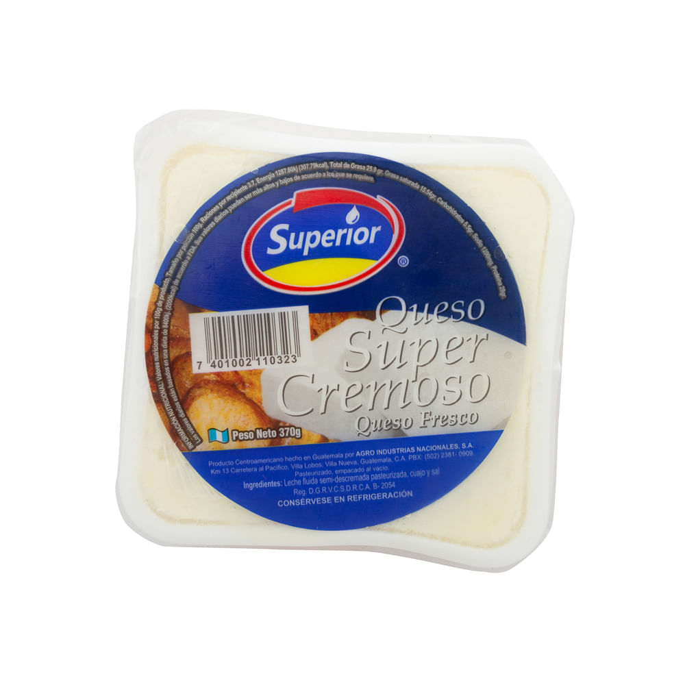 Queso Súper Cremoso Superior