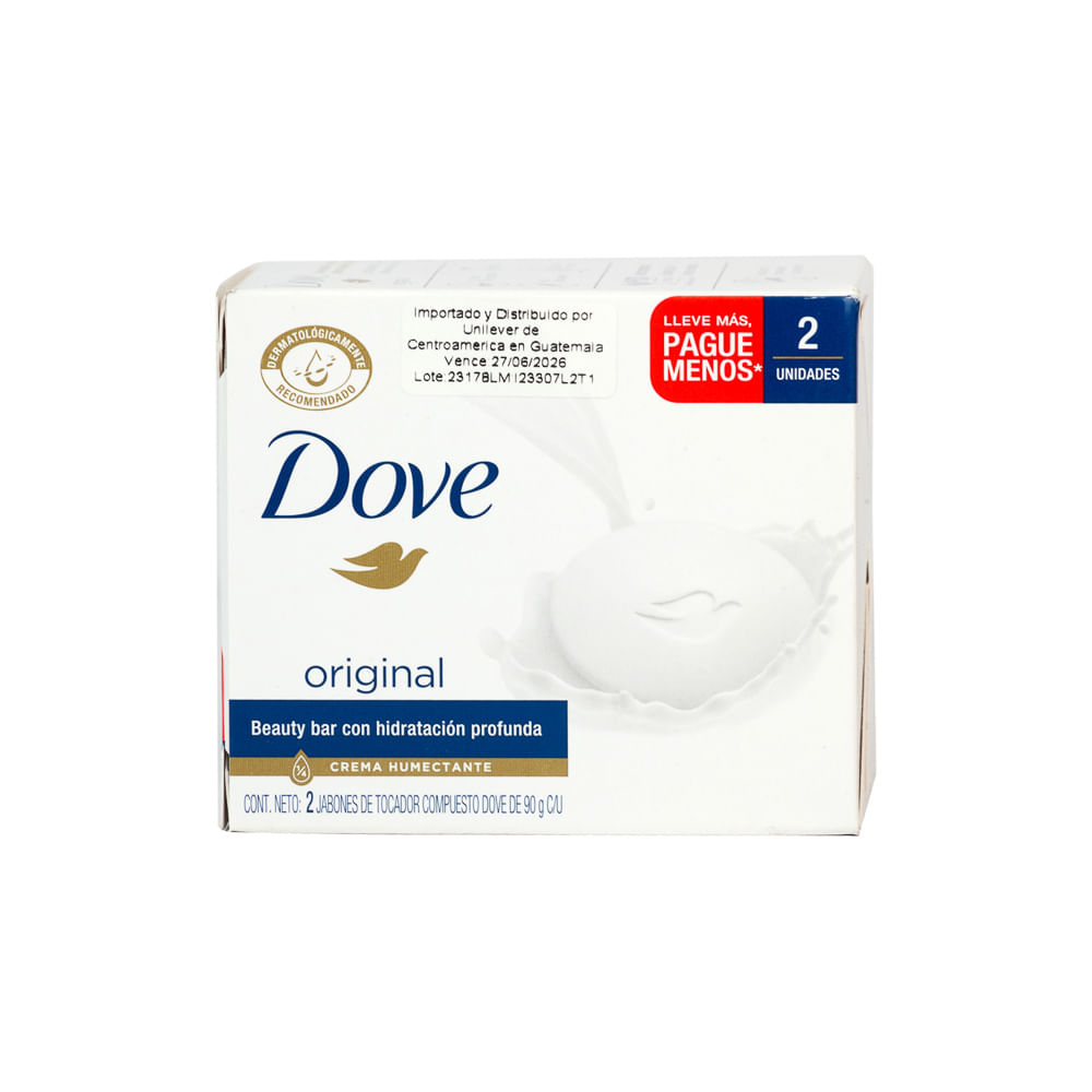 Jabón Pastilla Original Dove 2 Pack